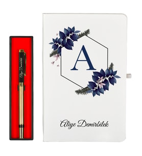 Doğumgünü Hediyesi Kişiye Özel Defter ve Hediye Roller Kalem