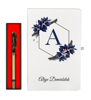 Doğumgünü Hediyesi Kişiye Özel Defter ve Hediye Roller Kalem