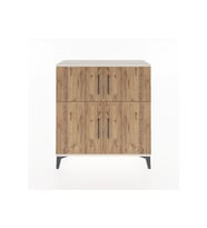 Arges Şifonyer 3 Raflı 4 Kapaklı 88x30x96 Aytaşı-Çam