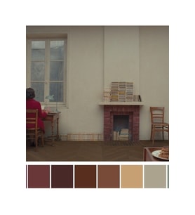 The French Dispatch Palette - Wes Anderson Tablo Ahşap Poster Dekoratif