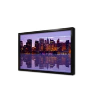 New York Gece Çerçeveli Mdf Tablo