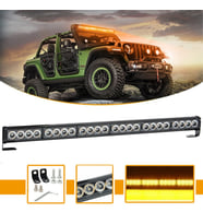 Çakarlı Off Road Tepe Led Bar 12-24v Turuncu-Turuncu Metal Gövde 85 Cm