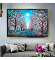 Altın Çerçeveli dekoratif tablo a445 (Gold)