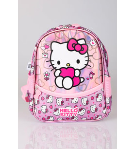 YENİ SEZON LİSANSLI HELLO KITTY TEK BÖLMELİ KÜÇÜK BOY 32 CM ANAOKUL ÇANTASI