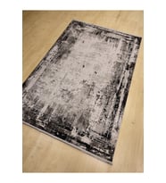 GABARDİN HALI MORENA 17152 GRİ MODERN SALON HALISI 160X230 CM