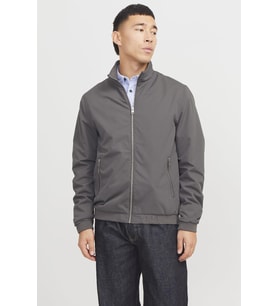 Jack & Jones JJERUSH Harrington Erkek Bomber Mont (Gri)