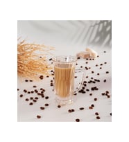 Şık 6'lı Glamour Keyif Kulplu Çay Bardağı Takımı