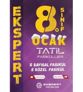 8. Sınıf Ekspert Ocak Tatil Fasikülleri