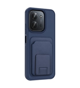 Xiaomi Redmi 15C Kılıf Kartlıklı TPU Zore Bikart Kapak (Lacivert)