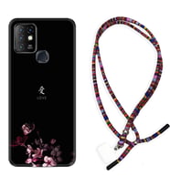 INFINIX Hot 8 9 10 11S Hot 10 Play 10T Kılıf Boyun Asklı Rasta Silikon Love 1629