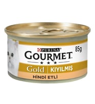 Gourmet Gold Kıyılmış Hindi Etli Konserve Kedi Maması 85 Gr