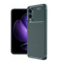 Galaxy S25 Edge Kılıf Auto Focus Karbon Kapak - Koyu Yeşil