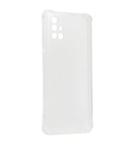 Samsung Galaxy M51 Uyumlu Kılıf Zore Kamera Korumalı Nitro Anti Shock Silikon (Renksiz)