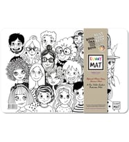 Funny Mat İnsanlar / People 25 x 35 cm