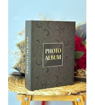 Rabsev RS306 Fotoğraf Albümü 10x15cm 200 Fotoğraf Kapasiteli Retro Desenli Lüks Albüm