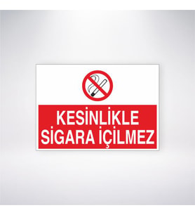 Kesinlikle Sigara İçilmez
