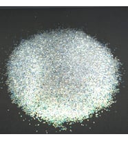 SİM SEDEFLİ BEYAZ RENK LAZER İRİ TANELİ  GLİTTER JANJANLI TOZ SİM 500 GR