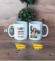 İspanyolca Öğretmeni Kupa Bardak Beyaz Fotoğraflı Öğretmenler Günü Hediyesi