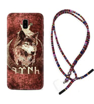 Samsung J6 Plus J7 Prime J7 Pro M20 Kılıf Boyun Asklı Rasta Silikon Göktürk 3 1412