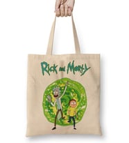 Rick And Morty TV Series Bez Çanta Uzun Saplı