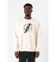 Steins Gate Okabe and Kurisu Ekru Erkek 2ip Sweatshirt