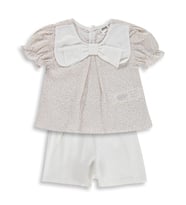 Civil Baby Yaka Fiyonklu 6-18 Ay Takım - Kahverengi