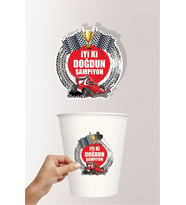 Yarış Araba Konseptli Sticker (Yapışkanlı Etiket) 20'li
