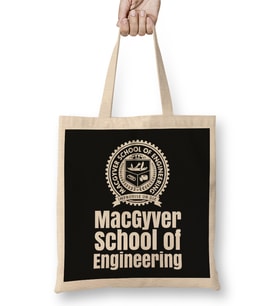 Macgyver School Of Engineering Bez Çanta Uzun Saplı