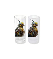 Ghostbastır Design Fenerbahçe Kanarya Buzlu / Buzsuz Seçenekli Rakı Bardağı – 1 Adet Şık Sunum Bardağı 070