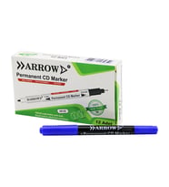 Mavi CD Kalemi - 2 Uçlu - Marker - 1 mm ve 0.4 mm