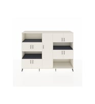 Hyperion Dolap 10 Raflı 9 Kapaklı 220x44x163 Aytaşı-Aytaşı/Antrasit
