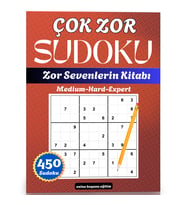 Çok Zor Sudoku Kitabı (450 Kitabı)