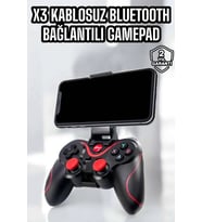 X3 Gamepad Oyun Kolu Bluetooth Bağlantılı Gamestick Android Uyumlu