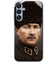 Galaxy A25 Kılıf HD Desen Baskılı Kılıf - Başkomutan Atatürk