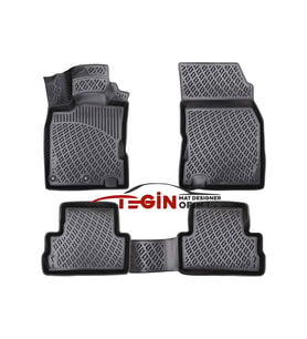 Nissan Qashqai 3D Havuzlu Paspas 2017 Siyah