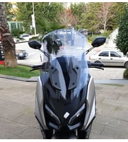 MOTOCAM QJ Fort 350 Ön Cam 2023-2026 Model 74cm Füme Renkli 4mm UZUN