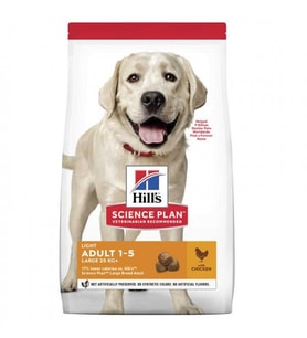 Hill's SCIENCE PLAN Light Büyük Irk Tavuklu Yetişkin Köpek Maması 14 Kg