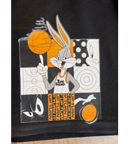 18X14 CM ÜTÜ İLE YAPIŞAN BUGS BUNNY TRANSFER BASKI APLİKE ARMA