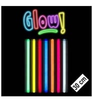 Karanlıkta Parlayan Fosforlu Glow Stick Kalın 30 cm 1 Adet (Çok Renkli)