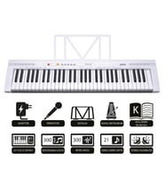 Jwin MK-6146 61 Tuşlu Elektronik Org (Mikrofon ve Adaptör Hediye) - Beyaz