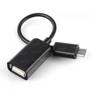 DARK DARK 20cm DK-CB-USB2MICROTG2 Micro USB 2.0 OTG Kablo Siyah