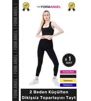 #Tayt İç Göstermez Teni Belli Etmeyen Elastan Sıkılaştırıcı Seamless Kadın Dikişsiz Toparlayıcı Tayt