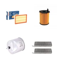 Bosch Filtre Bakım Seti Peugeot 5008 1.6 e-HDi 112-115 Beygir Dizel 2010-2015 Hava + Yağ F + Yakıt F. + Polen Bosch