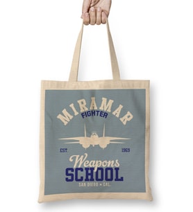 Top Gun Miramar Weapons School Bez Çanta Uzun Saplı