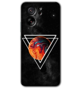 Xiaomi Mi 13T Kılıf HD Desen Baskılı Arka Kapak - Kızıl Gezegen