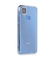 Xiaomi Redmi 9c Kılıf Kamera Korumalı Lensli Silikon - Açık Mavi