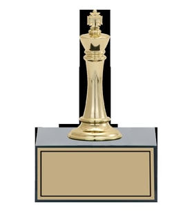 ODAK KUPA - Figürlü Kupalar - Satranç Figürlü Kupalar FG-001 C - 14 cm
