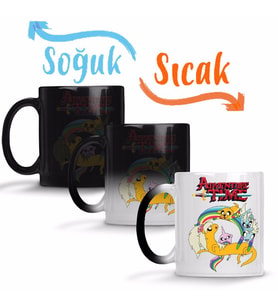 Adventure Time Finn Jake Princess Bubblegum Marceline Martin Mertens Flame Princess Sihirli Kupa Bardak Porselen