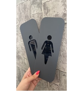 Black Cool Serisi WC Yönlendirme Seti