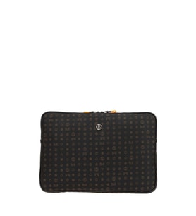 Bilik Deri Monogram Siyah Unisex Laptop & Evrak Çantası LAPTOP-MN 15,6"
